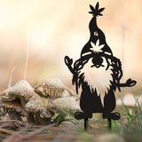 Elegant Garden Design Garden Metal Gnome Steel Silhouette
