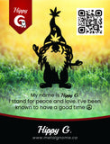 Metal Gnomes Fence Art Collection - Hippy G